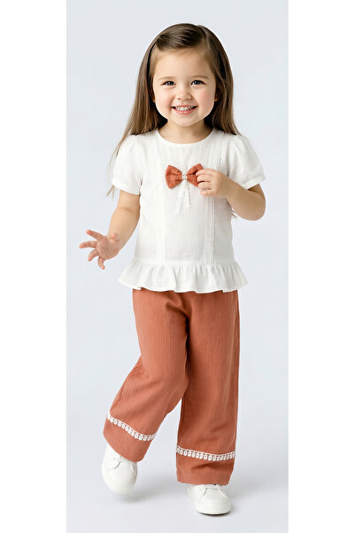 PİNPON Muslin Girls' Set