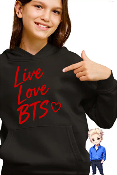 OEM Hanorac Copii Fete Live Love BTS Bangtan K-Pop