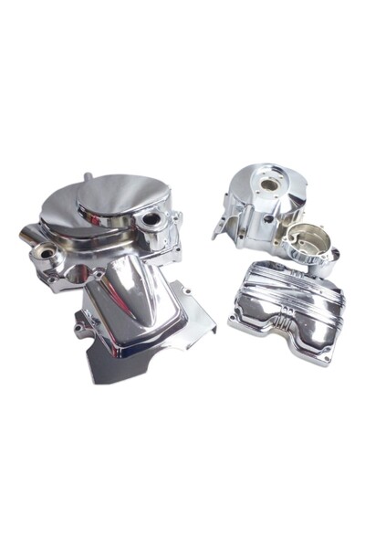 EFE Motor CG Serisi Modifiye Karter Kapak Seti (Nikelaj) (Rialli)
