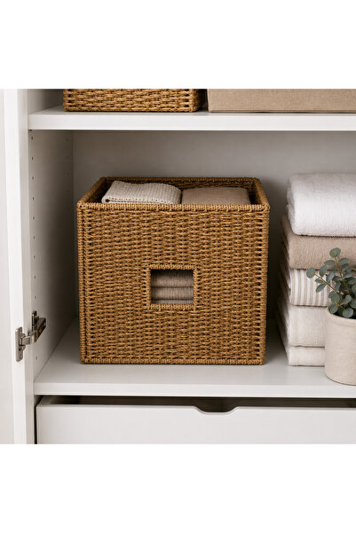 ADA Ahşap oyma ve çerçevecilik Wicker Basket Multi-Purpose
