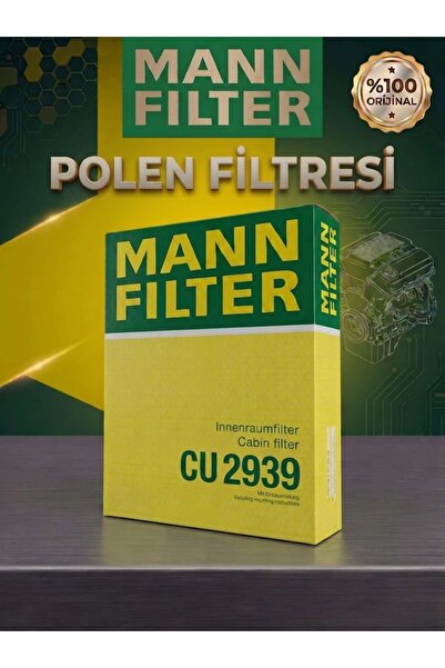 Mann Filters MANN-FILTER CU 2939 Polen Filtresi
