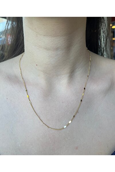 Vivante Ezme Gold Premium Xuping Kararmaz Zincir Kolye