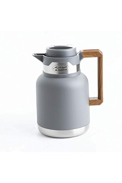 Generic Stainless Steel Thermos 1 Liter (Dark Gray)
