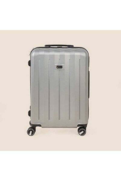 Hoffmanns Good Line Orta Boy ABS Valiz - Gümüş - 66x45x26 cm