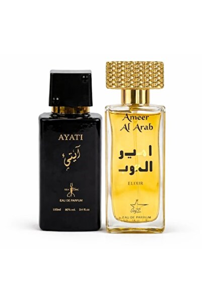 AMEER Set de parfumuri AYATI Sea King & Al Arab Elixir, 2 x 100 ml, unisex, o...