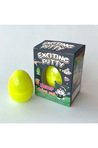 Puzzle Glow in the Dark Slime - Yellow Magic Slime - Create Your Own Masterpi...