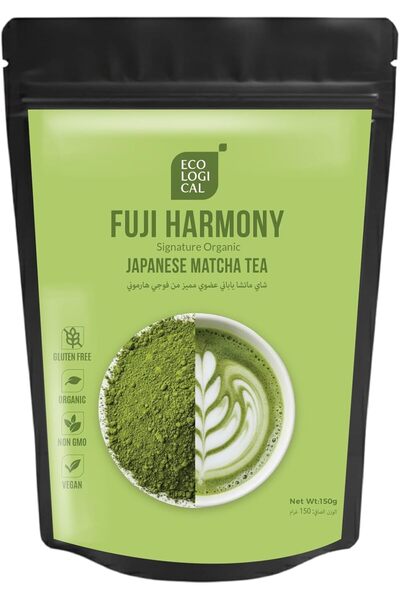 Ecological Fuji Harmony Signature Organic Matcha Tea Powder 150g – Premium Ja...