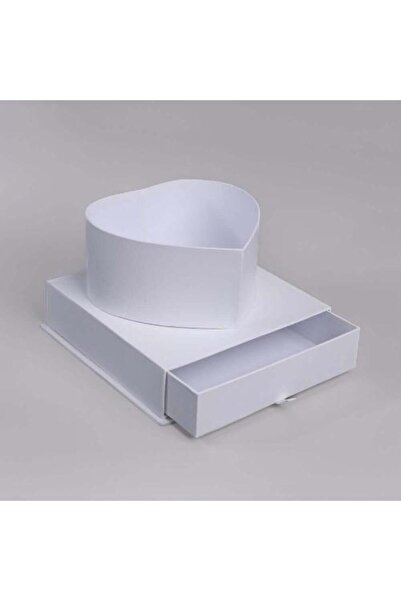 Gifts World Elegant White Gift Boxes with Transparent Window and Inner Drawer...