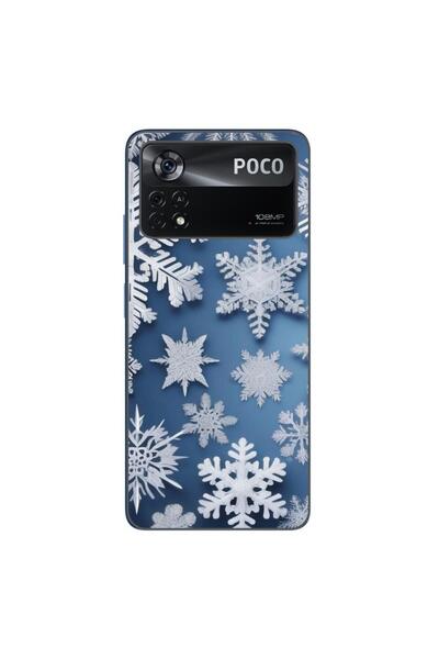 OEM Husa compatibila cu Xiaomi Poco X4 Pro Silicon Gel Tpu Model Fulgi de Zapada