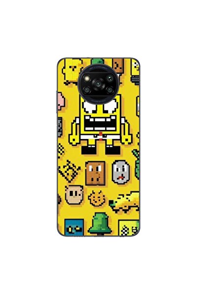 OEM Husa compatibila cu Xiaomi Poco X3 Pro Silicon Gel Tpu Model Pixel Art Sp...