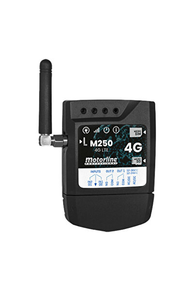 MOTORLİNE Controler GSM 4G, Bluetooth, 2 relee, cartelă SIM inclusă GSM-M250