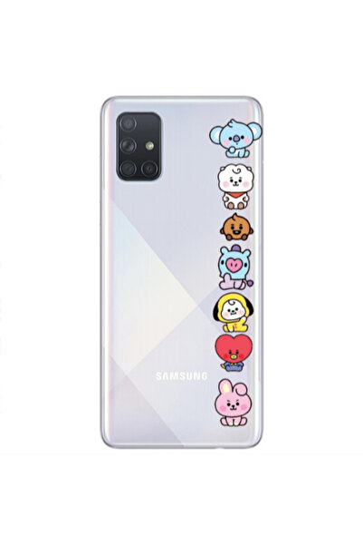 Other Samsung A71 Lovely animals Transparent Silicone TPU Θήκη