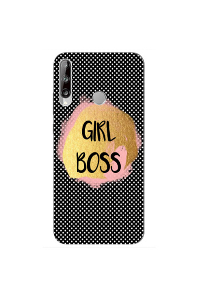 Other Huawei P40 Lite E Girl boss make up Transparent Silicone TPU Θήκη