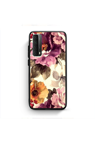 Other Huawei P Smart 2021 Daisies and roses Black Glossy Θήκη