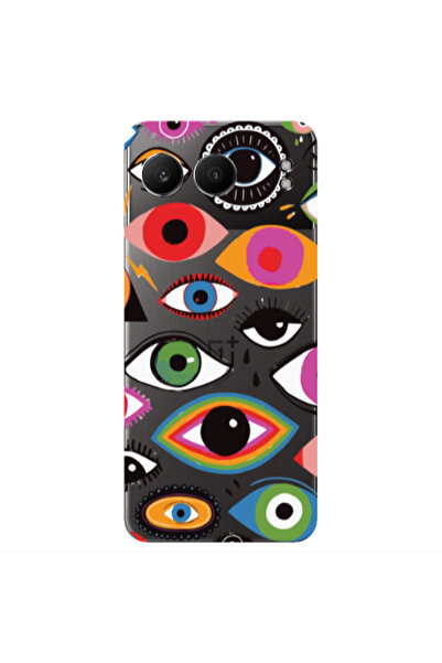 Other Oneplus Nord 4 Colorful eyes Transparent Silicone TPU Θήκη