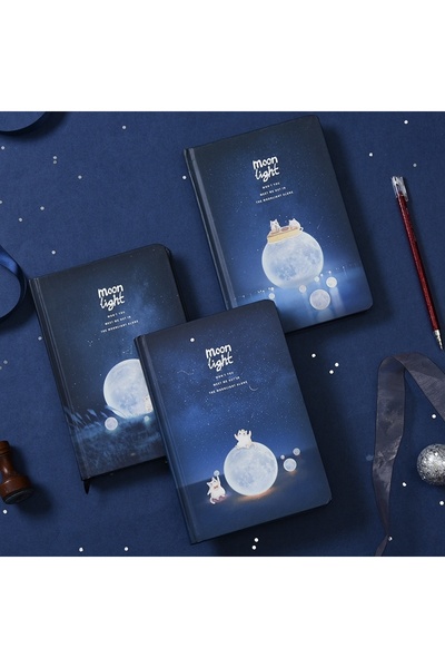 PIETRICELE Jurnal / Agendă Witchcraft Moonlight Cats