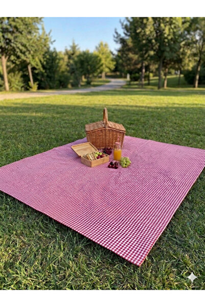 özsa Küçük Kare Desen Pötikareli Masa Örtüsü/Sofra Bezi/Piknik Örtüsü