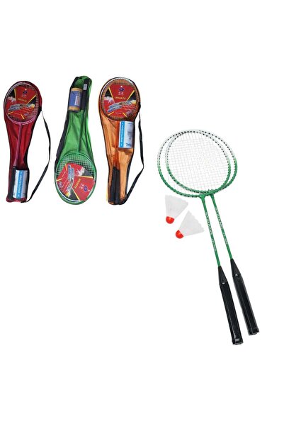 Zenorius Palete Badminton 2/set cu 2 Fluturasi 62cm din Plastic