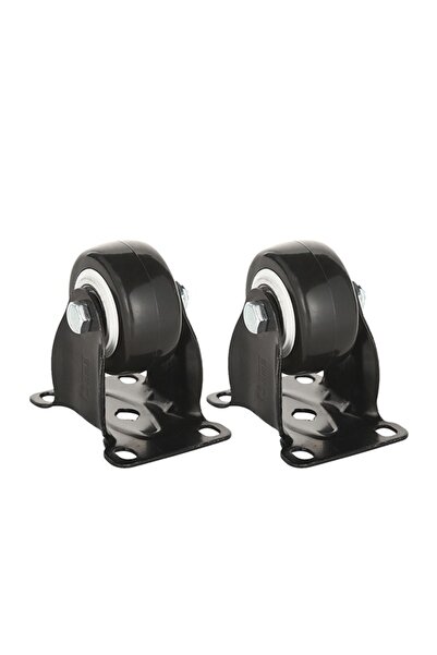 Lawazim BMB 2-Piece 2inch PP Rigid Caster Wheels for Furniture with Plate, 80...