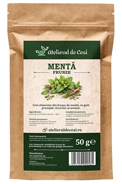 atelierul de ceai Ceai de frunze de mentă