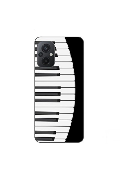 OEM Case compatible with Xiaomi Poco M5 Silicon Gel Tpu Piano Keys Pattern