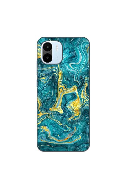 OEM Husa compatibila cu Xiaomi Redmi A1 Silicon Gel Tpu Model Abstract Gemsto...