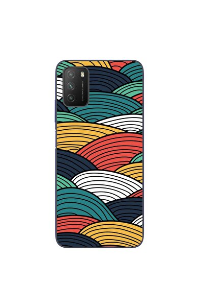 OEM Case compatible with Xiaomi Poco M3 Silicon Gel Tpu Pattern Abstract Stri...