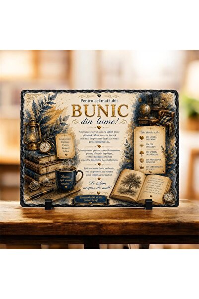 hiperborea Placă ardezie - Pentru cel mai iubit Bunic din lume