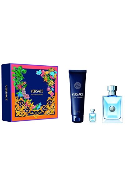 Versace Мъжки комплект (Медуза), Тоалетна вода, 100 мл + 5 мл и Душ гел, 150 мл