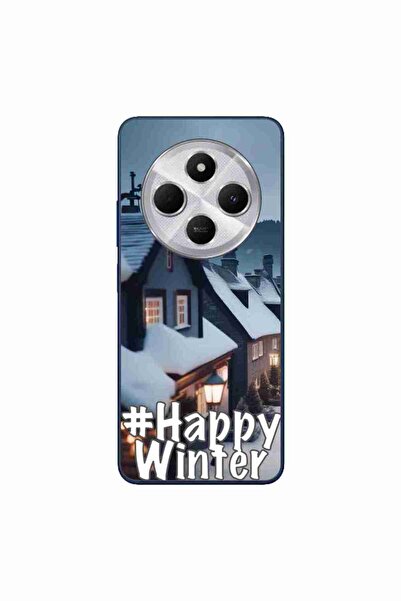 OEM Case compatible with Xiaomi Redmi 14C Silicon Gel Tpu Model Happy Winter