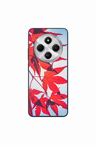 OEM Case compatible with Xiaomi Redmi 14C Silicone Gel Tpu Pattern Autumn Leaves