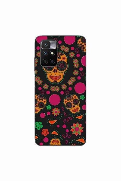 OEM Case compatible with Xiaomi Redmi 10 Silicone Gel Tpu Model Halloween Flo...