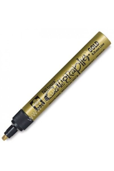 Sakura Pen-touch Kaligrafi Kalemi 5mm Permanent Altın