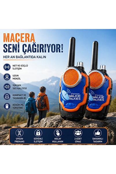Pasifik Telsiz Walkie Talkie 2'li Set Oyuncak