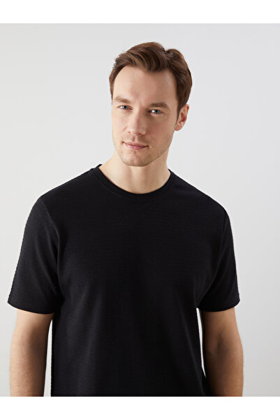 LC Waikiki Crew Neck Men's Textured T-Shirt
