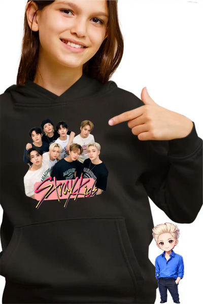 OEM Παιδικό Κοριτσίστικο Φούτερ Stray Kids Εμπορεύματα Πάρτι K-pop