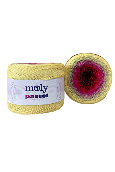 Moly Pastel Ombre Batik | Col. No: 1027 | Renk Geçişli Pamuklu Yazlık Örgü İp...