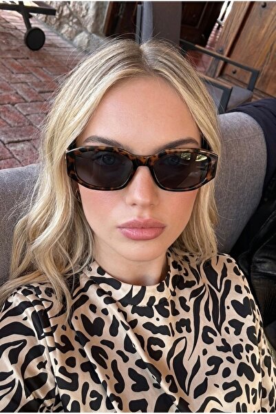 Eyesofia Royal Leopard Gold Accessory Ultra Light Uv400 Filtered Women's Sung...