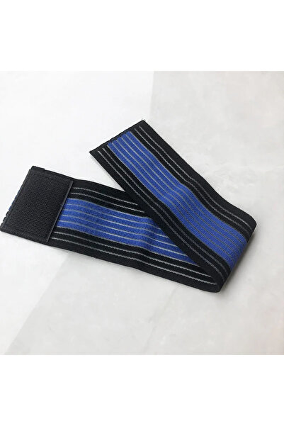 choice2 Blue Elastic Wrist Wrap Band Adjustable Hook Loop Strap Stretch Sport...