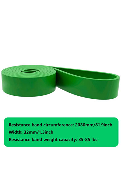 Choice3 Green 55-125LB 1Pcs Fitness Resistance Band Tough Latex Elastic Exerc...