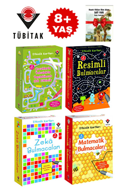 Tübitak Yayınları بطاقات النشاط - 100 نشاط يمكن القيام به أثناء الرحلة مع الأ...
