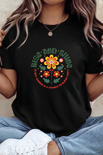 Sarah's Boutique Women's T-shirt – 100% cotton – Rise Sunrise