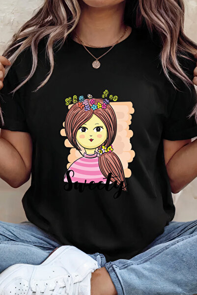 Sarah's Boutique Women's T-shirt – 100% cotton – Sweety Girl