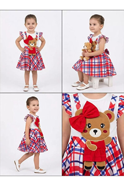 Generic Brand 1/4 Year Old T-Shirt, Teddy Bear Skirt, Salopet Children's Set ...