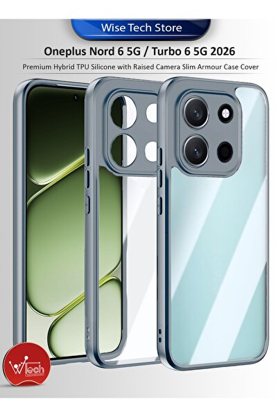 Wtech Oneplus Nord 6 5G / Turbo 6 5G 2026 Premium Hybrid TPU Silicone with Ra...