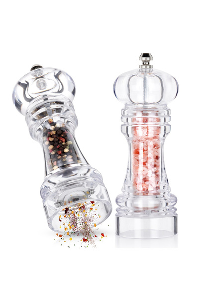 Orion Set râșnițe acrilice pentru piper și sare, 16 cm, 2 bucăți