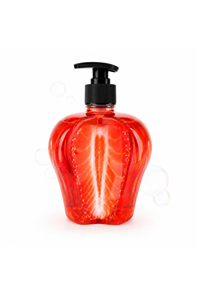 Tasty Sapun lichid gel pentru maini, Clean & Fresh, Capsuni, 500 ml, cu extra...