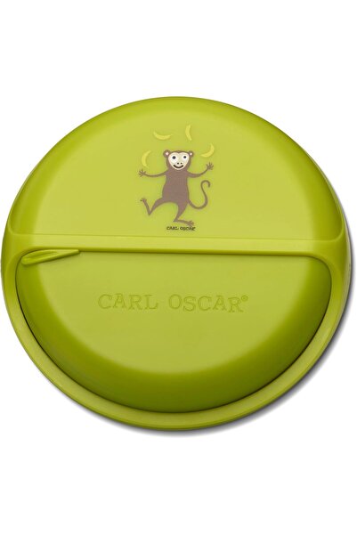 Carl Oscar Bento Disk Lunch Box 109701 - Green Monkey