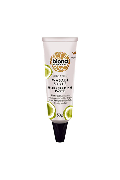 Biona Organic معجون الفشار العضوي بنكهة الواسابي - توابل سوشي حارة خفيفة ومعز...