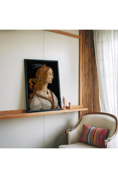 Pegziz Portrait of Elegance – Botticelli Wall Painting